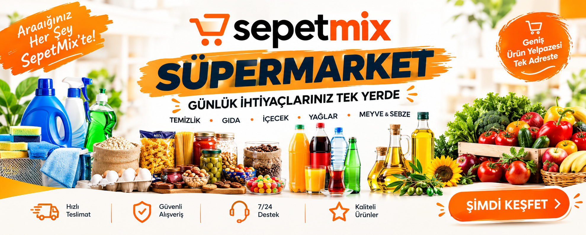 sepetmix gıda kategorisi